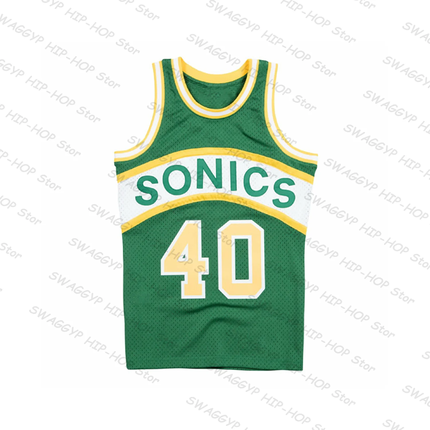 Sean Kemp 1995/96 NBA Swingman Jersey-Green #40 Classic Vintage Supersonics Player Gary Payton #20 Unisex Tops Kids/Adults downhill jerseys men sports tops