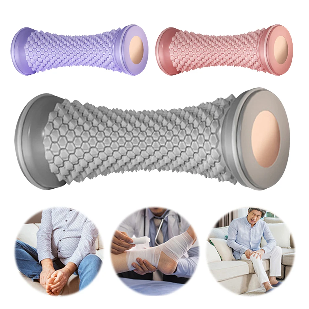 Foot Massage Roller Ergonomic Leg Muscle Massager Multifunctional Reflexology Foot Massager for Heel Arch Arthritis