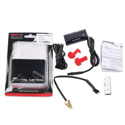 Universal Sensor Temp Gauges Scooter Racing KOSO Motorcycle Thermometer Water Temperature Mini Meter Clear LCD Digital Screen