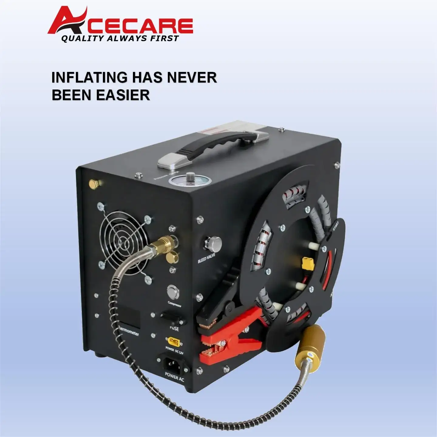 ACECARE Portable 4500Psi 300Bar Air Compressor