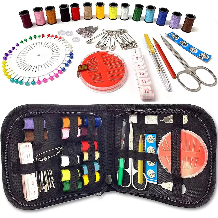98 Pcs Premium Sewing Kit Portable Needle and Thread Kit for Beginners  Travelers and Adults DIY Sewing Supplies