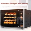 Electric Oven Commercial Baking Oven 220V/4500W Home Toaster Hot Air Circulation Household Large Capacity Oven 2
