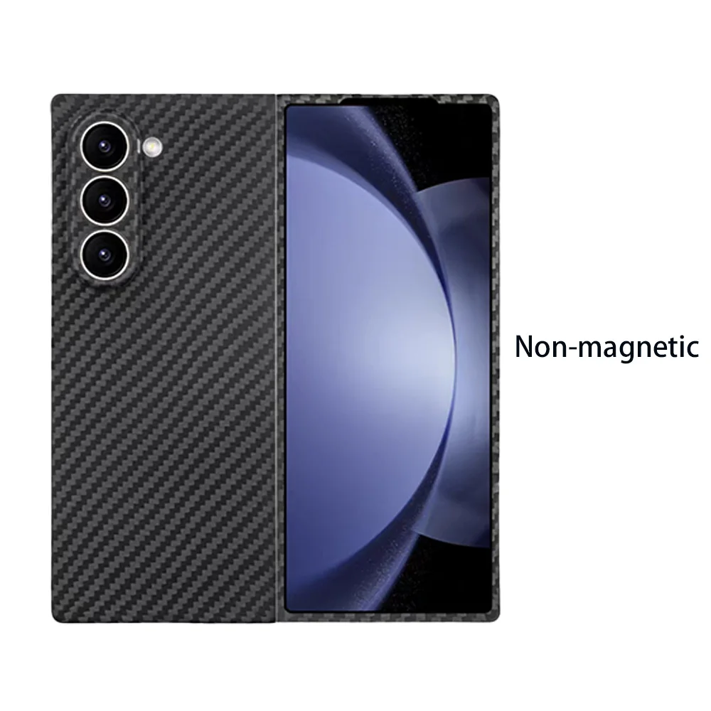 Premium Real Fiber Magnetic Case - Aramid Carbon Fiber MagSafe Cover