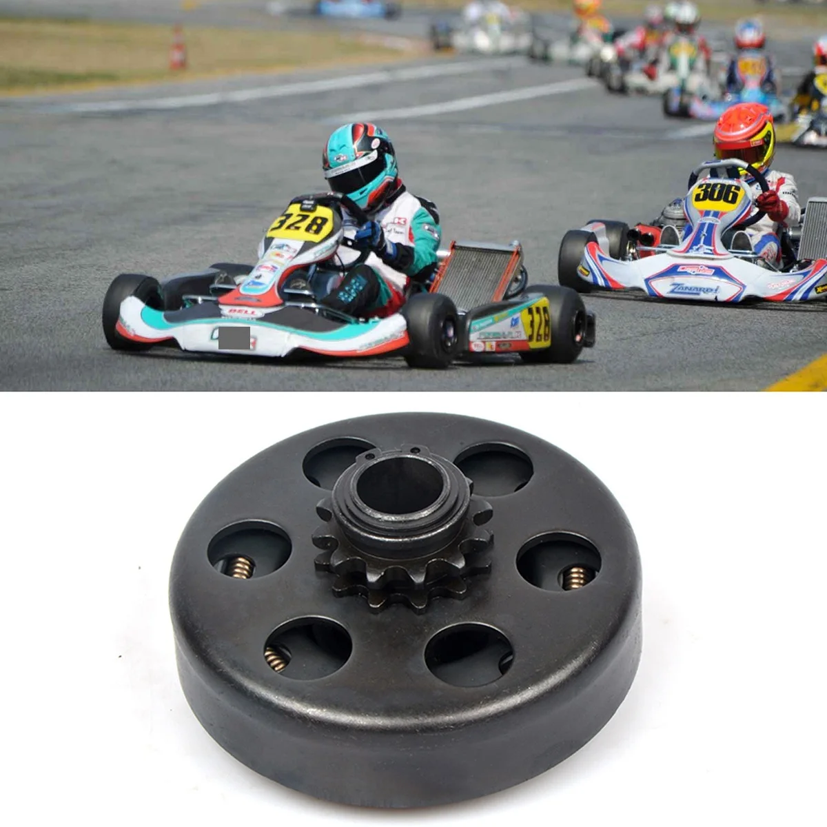 20MM 12 Tooth 350 Chain 168 Engine for GO Kart Karting Minibike Fun Centrifugal Coupling Automatic Clutch