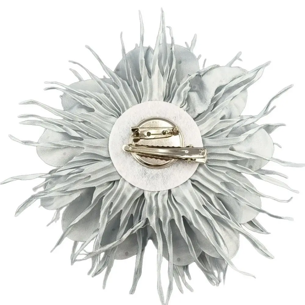 16cm Large Flower Brooch Suit Sweater Coat Solid Color Pin Brooch Jewelry Badge Accessories Fabric Handmade Cloth Art Lapel Pins