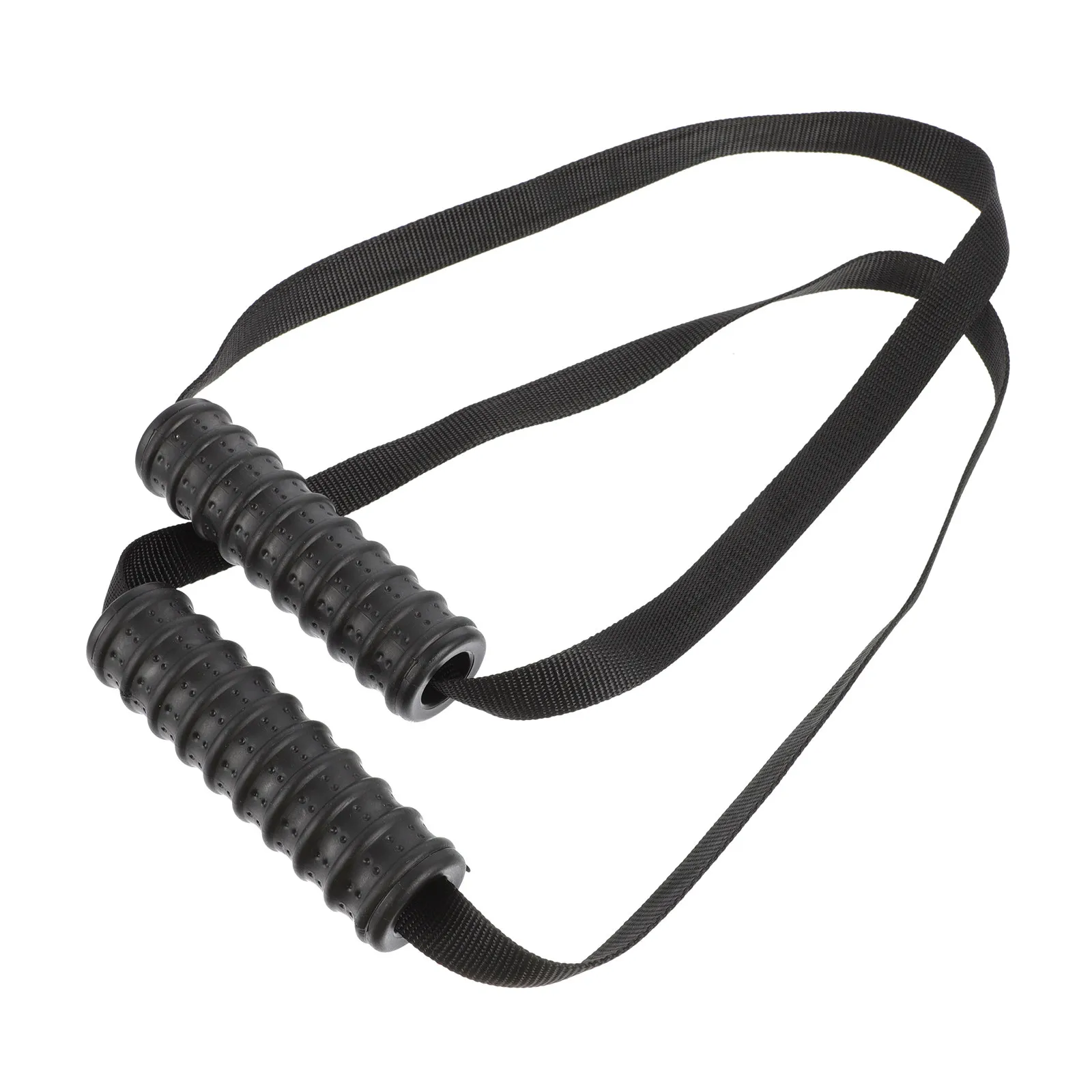 1쌍 피트니스 케이블 핸들 트라이셉 로프 풀다운용 내구성 있는 논슬립 그립, 저항 밴드 운동용 풀 로프