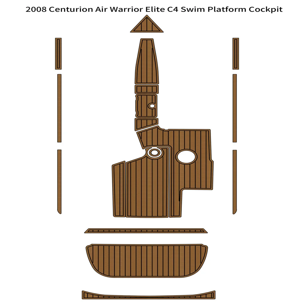 Quality 2008 Centurion Air Warrior Elite C4 Swim Platform Cockpit Boat EVA Floor Pad Mat автосигнализация centurion a92