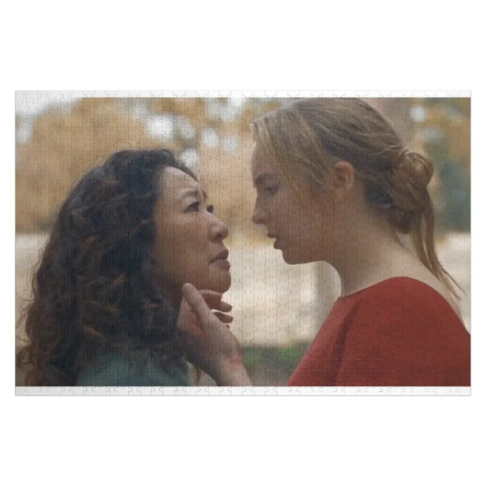 

Villanelle and eve (villaneve) season 2 finale killing eve image photo Jigsaw Puzzle Personalized Gift Custom Wooden Gift Puzzle