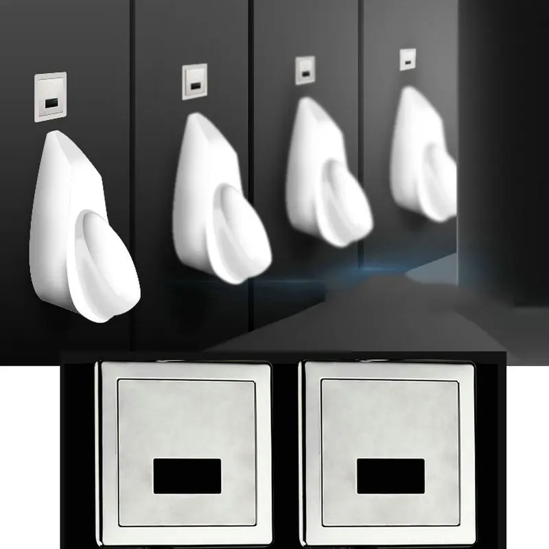 Description Picture 3 of itemYANKSMART Wall Mounted Bathroom Fixture Accessories Toilet Automatic Sensor Urinal Flush Valve Faucet Toilet Urinals Parts