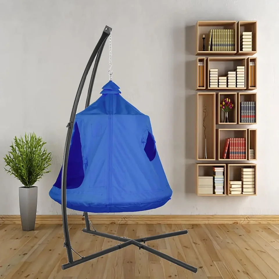 Hanging Hammock Stand with Tree Tent and Egg Chair