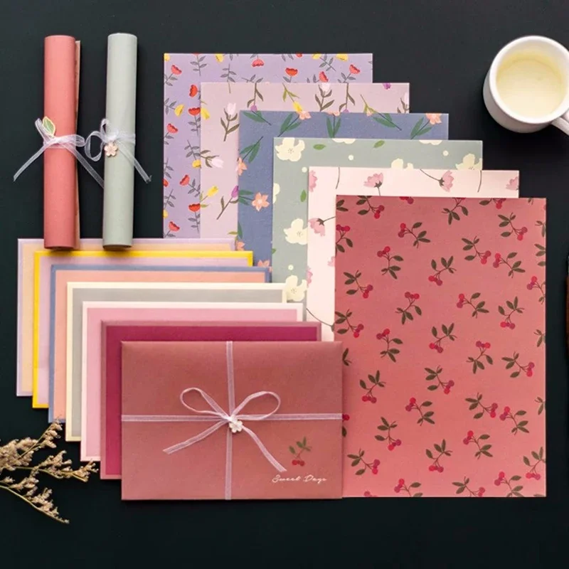 Floral Envelopes 12pc/set DIY Wedding Party Invitations