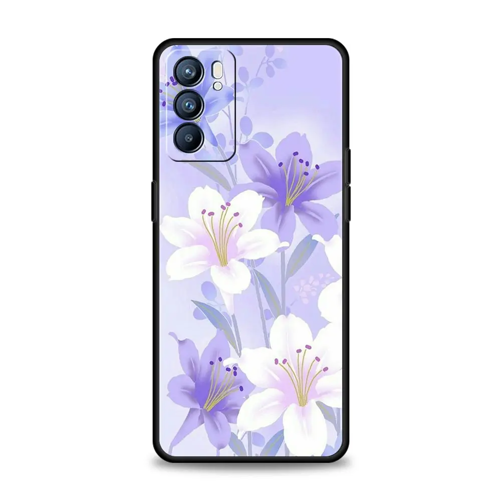 Elegant Floral and Leaf Design Phone Case