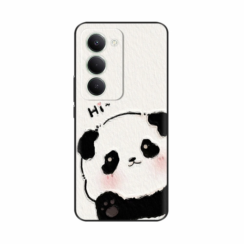Cute Design Soft Silicone Phone Case - Stylish Painted Back Cover