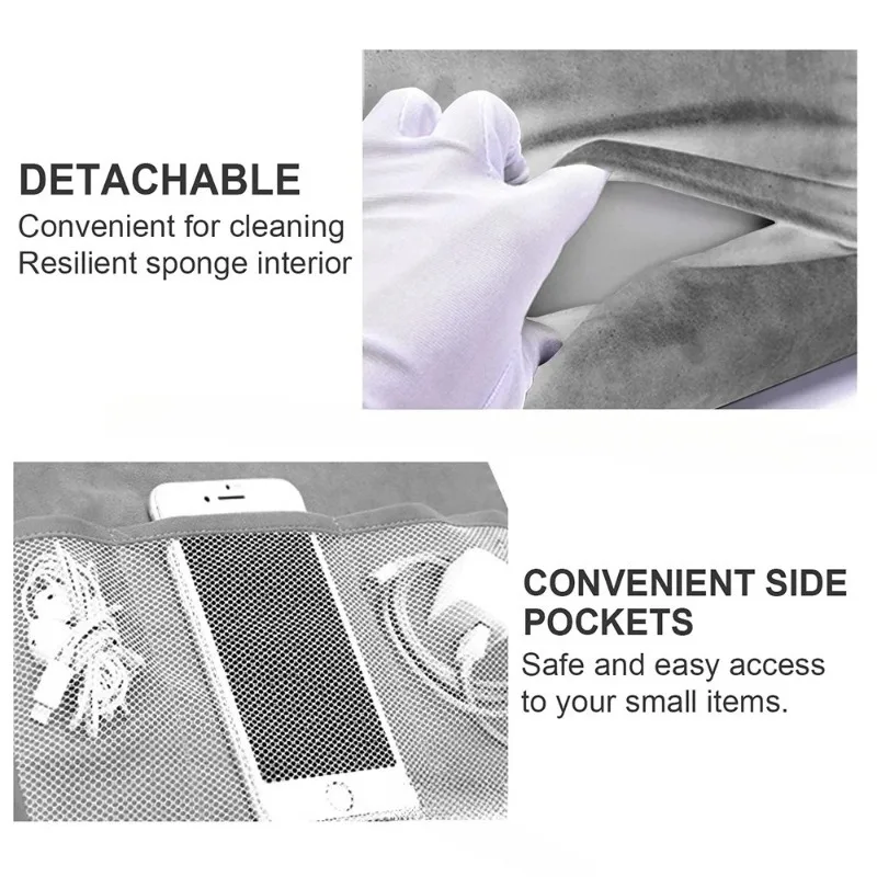 Cozy Multi-Angle Reading Pillow Stand - Soft Hands-Free Tablet and Phone Holder for Bed, Sofa, and Travel