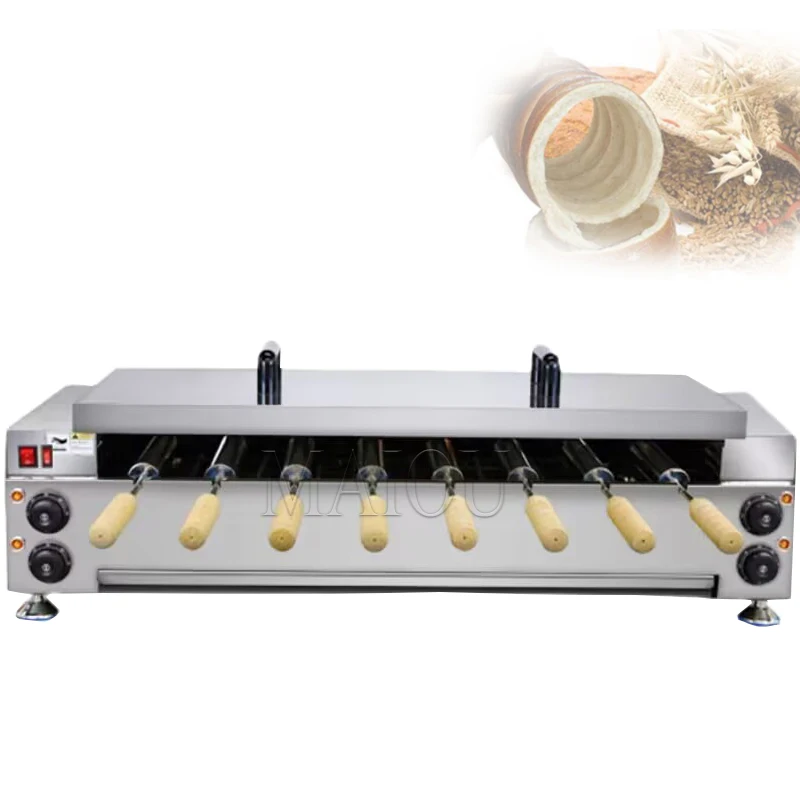 

220V 110V Chimney Cake Oven Roll Grill Machine Stainless Steel Bread Roll Ice Cream Cone Kurtos Kalacs Waffle Maker