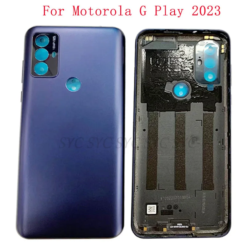 

Крышка батарейного отсека, задняя крышка корпуса для Motorola Moto G Play 2023, задняя крышка, запасные части