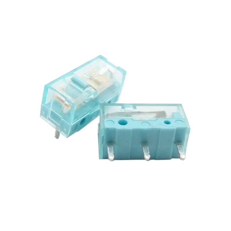 오리지널 Kailh Blue GM 8.0 마우스 마이크로 스위치, 마이크로 단추 골드 접촉기, 90 만 클릭 수명, 3 핀 블루 도트