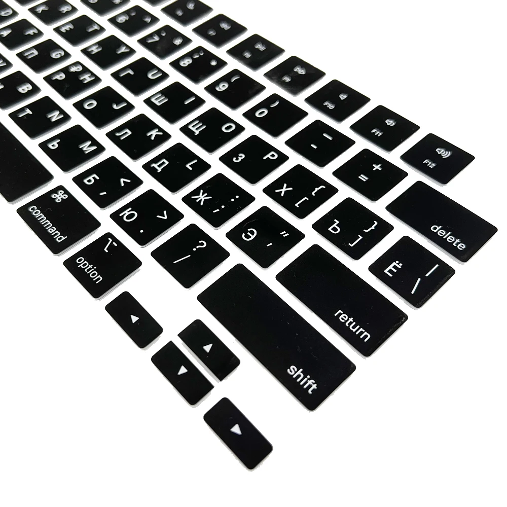 For New MacBook Air M2  A2681 2022 A2442 A2485 Pro14 Keybaord cvoer Russia Chile Korean France Keyboard Protector silicone case