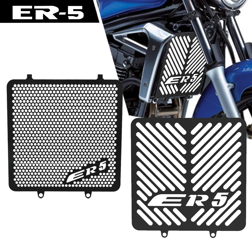 

Motorcycle For KAWASAKI ER5 ER-5 ER 5 1997-2006 2005 2004 2003 2002 2001 2000 1999 Radiator Grille Guard Grill Cover Protector