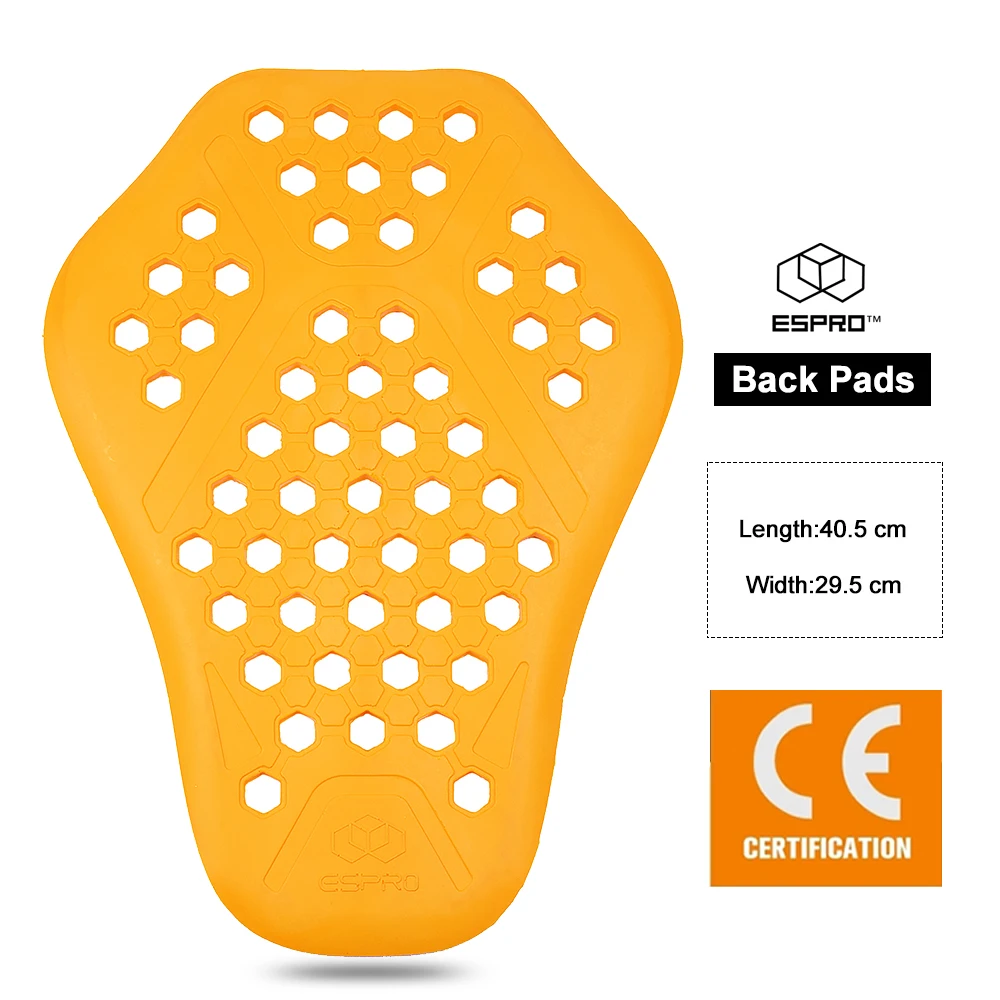 CE Approval Motorcycle Jacket Insert Protectors Armors Back Pad Protection Elbow Shoulder Chest Motocross Protective Gear