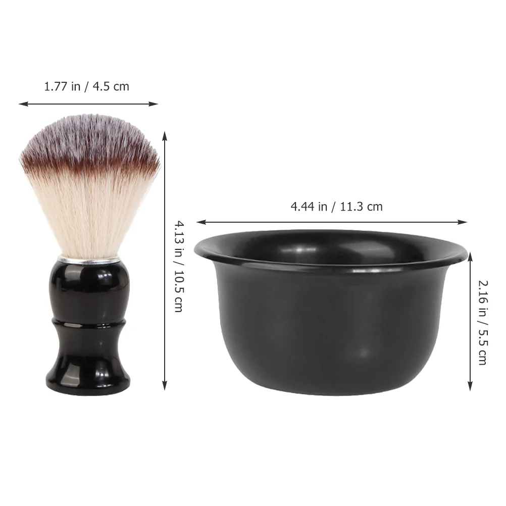 Shaving Cream Brush and Bowl Kit Mens Body Shavers for Suit Men's Accessories Abs Man Brushes