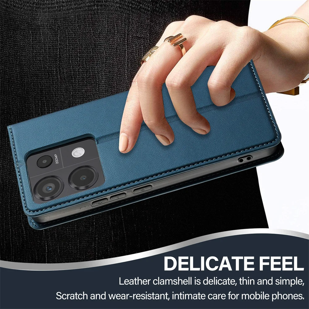Leather Wallet Flip Phone Case Cover