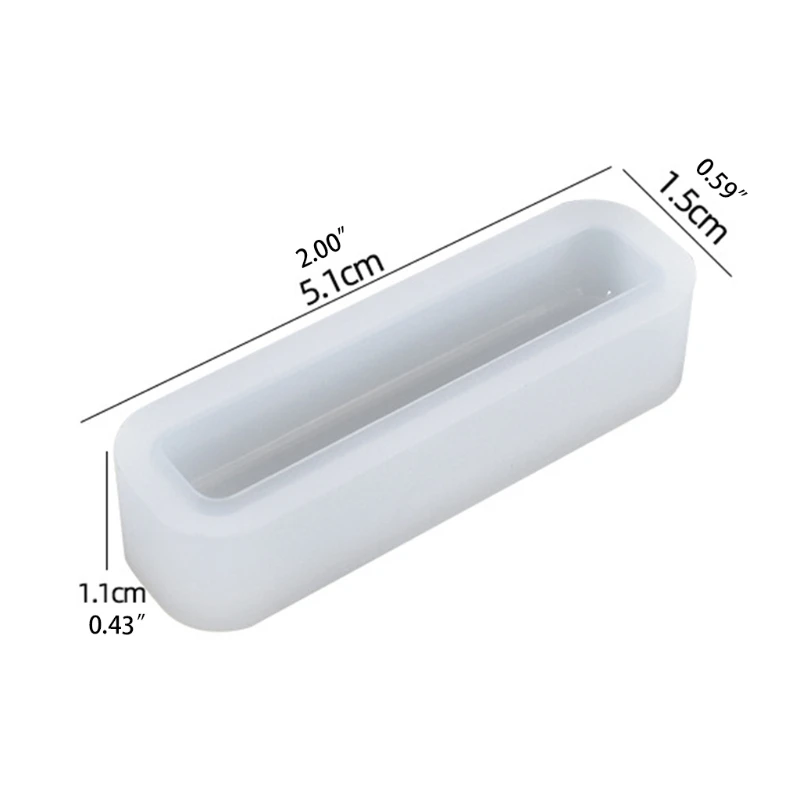 

Long Strip Necklace Silicone Mold Keychain Pendant Casting Mold Handicrafts Earrings Eardrop Danglers Crystal Epoxy Mold R3MC