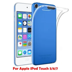Transparent Soft TPU Silicone Protective Case - Slim Clear Back Cover for iPod Touch 7
