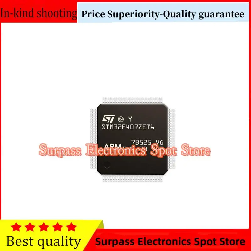 

10PCS STM32F407ZET6 LQFP144 MCU Price Superiority-Quality guarantee