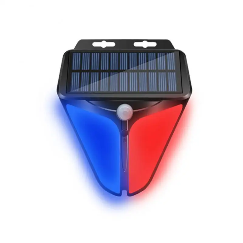 

Alarm Siren Motion Sensor Home Yard Outdoor Wireless Solar Powered Strobe Light Siren Waterproof Flash Alarm Lamp Smart Home