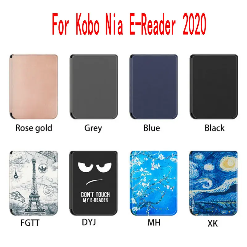 Custodia Sottile Magnetica Wake/Sleep Per Kobo Nia Ereader 2020 Pu Ebook Smart Cover Ereader Skin Shell Lightweigh Auto Sleep Funda Capa