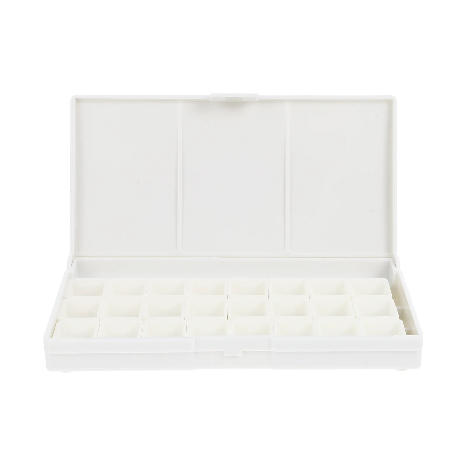 

Painting Watercolor Sub-packing Pans Practical 24-grid Travel Tray Watercolor Sub-packing Pans