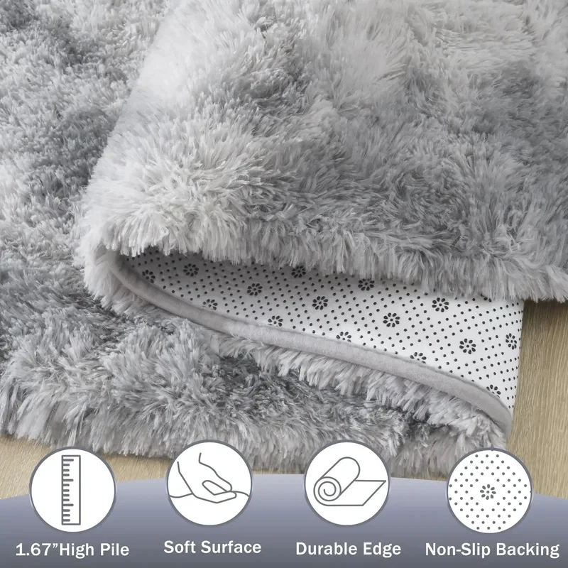 VIKAMA 스포티 오토바이 러그, 블랙 레이싱 트랙 디자인, 미끄럼 방지 및 먼지 방지 기능이 있는 긴 카펫, 차고 및 침실 장