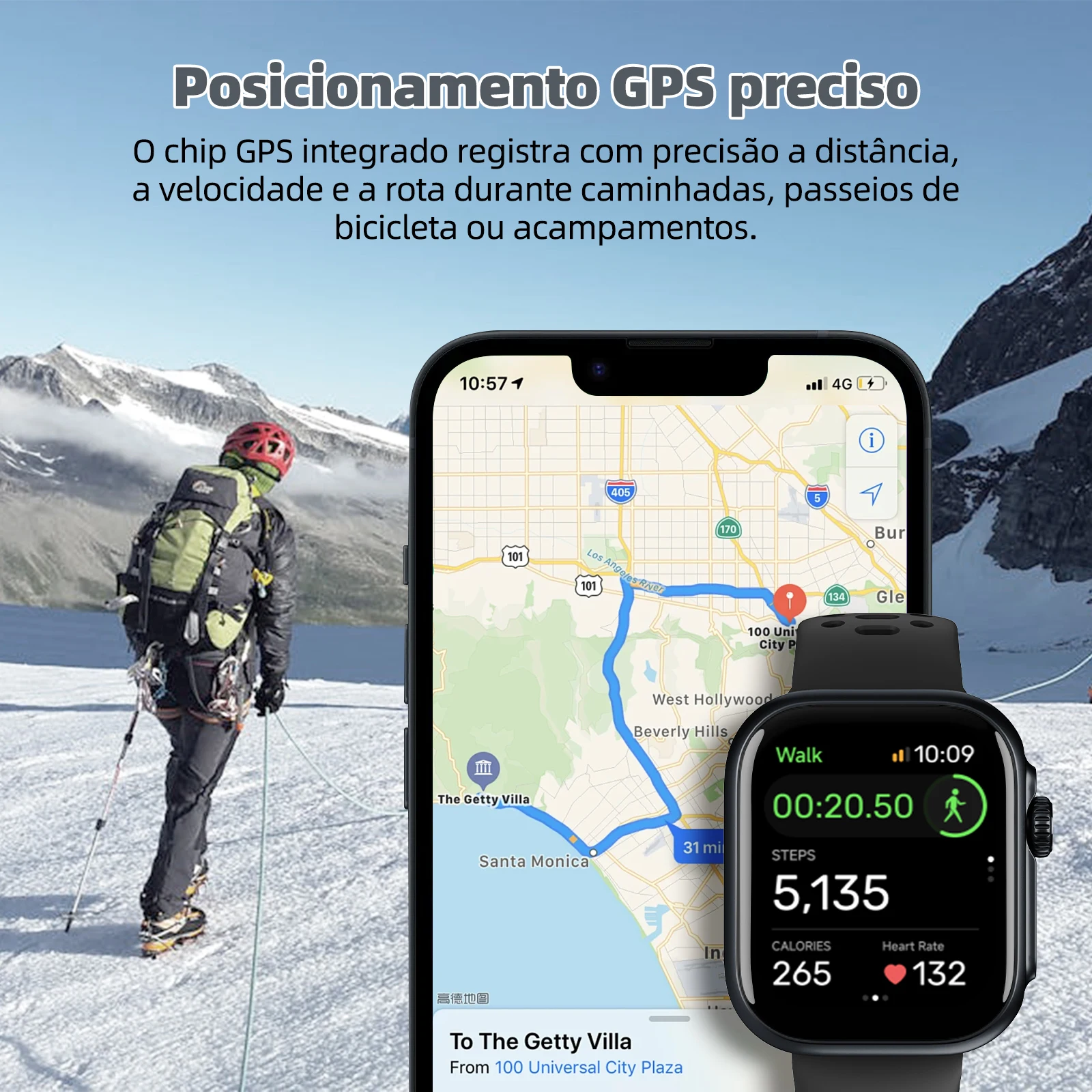 BETTDOW AI GPS Smartwatch Supports Alexa Monitor Health 100+ sports modes 3ATM water resistance Bluetooth Calls Voice Assistant