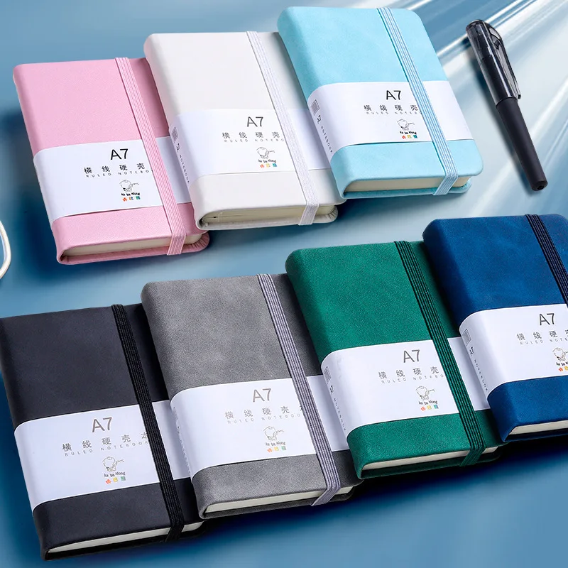 Notebook A7 Mini Agenda 2024 Pocket Note Book Laser Notepad Portable Weekly  Planner Defter Caderno Inteligente Planificador - AliExpress