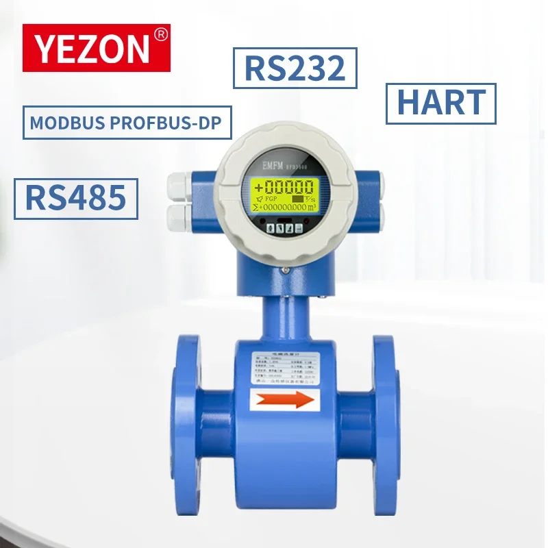 Flow Meters 1/2 Inch Magnetic Flow Meter Water liquid RS485 Display flow meter electromagnetic