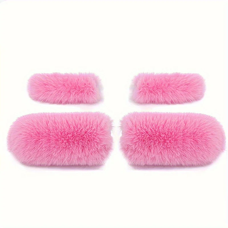 4pcs Electric scooter handle cover, winter cold and warm handle cover, electric scooter motorcycle tricycle cover