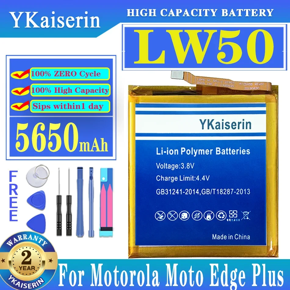 

Origina YKaiserin High Quality LW50 5650mAh Battery For Motorola Moto Edge+ / Edge + / Edge Plus Batterij