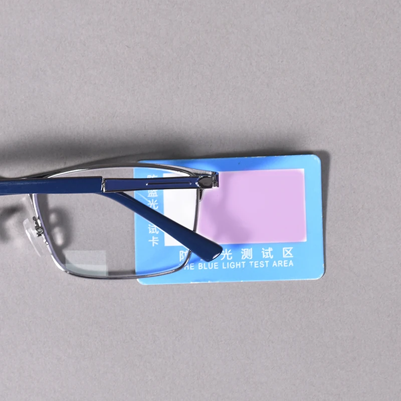 Blue Light Blocking Men's Reading Glasses - Anti-Glare Metal Frame with Spring Hinges