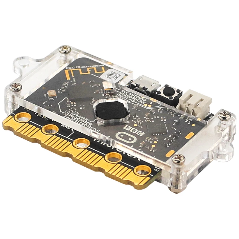 Bbc Micro:bit V2.2 Processador Atualizado Sensor de Toque Capacitivo com Alto-falante Microfone Ble 5.0 Indicador Led Micro Bit para Crianças - Imagem 2