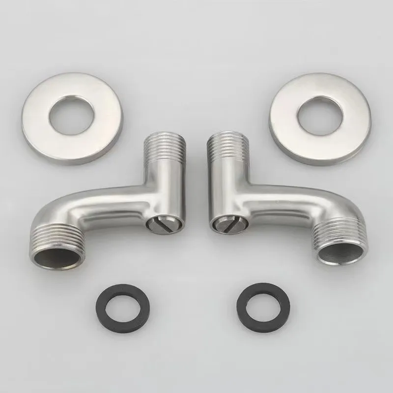 Faucet Accessories Adjustable Angle Valve Replacement Shower Faucet Adapter Part Stainless Steel Shower Faucet Extended Joint Accessories