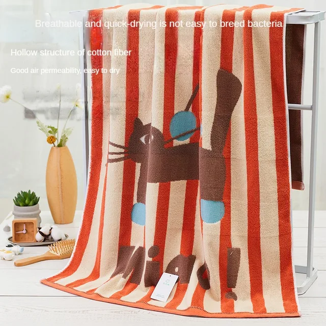 Xinjiang Cotton Pure Cotton Large Bath Towel Household Absorbent Cotton Soft Bath Wrap for Adults 2