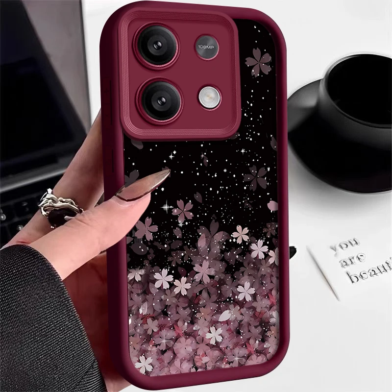 Cherry Blossom Soft TPU Silicone Phone Case