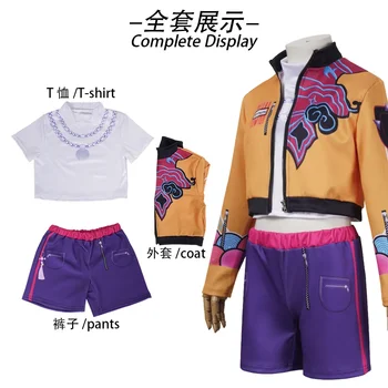 Halloween Huntrix KPop Mira Zoey Rumi Cosplay Costumes Sets for Children Kids Girls Cosplay Anime Uniform Gifts 1
