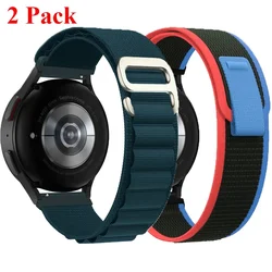 Dual Nylon Strap Pack - Universal Fit 20mm & 22mm - Breathable, Adjustable Watch Bands for Enhanced Comfort and Style (Midnight Blue-Olive)