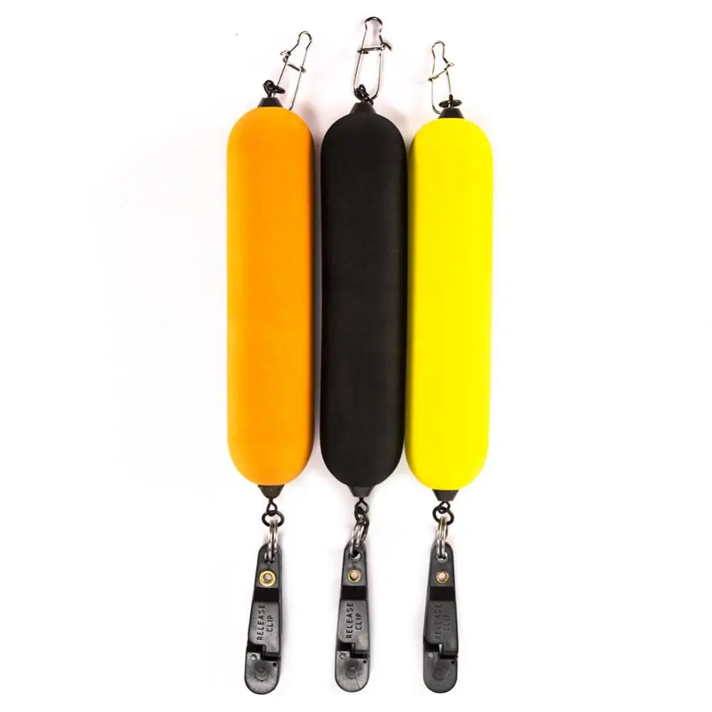 Rock Sea Fishing Boa Bobber Eva Foam Stick Float Bait Indicator + Clip Di Rilascio Muslimatexlimb
