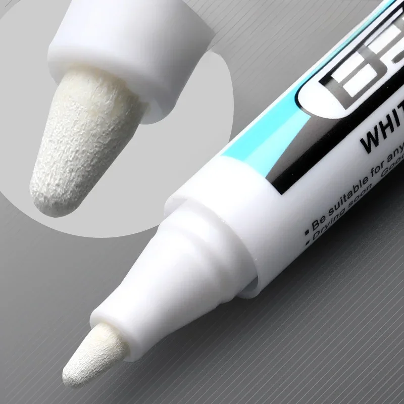 White Marker Pen Alcohol Paint Oily Waterproof Tire Painting Graffiti Pens Permanent Gel Pen for Fabric Wood Leather Marker permanent marker pen permanent marker white marker pens paint marker pen markers pen permanent markers marker pens paint pen art marker pen art markers