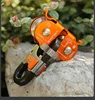 High Altitude Adventure Park Jungle  Crossing Through Equipment Owl Shape Double Pulley Built In Stell Ball Bearing 4