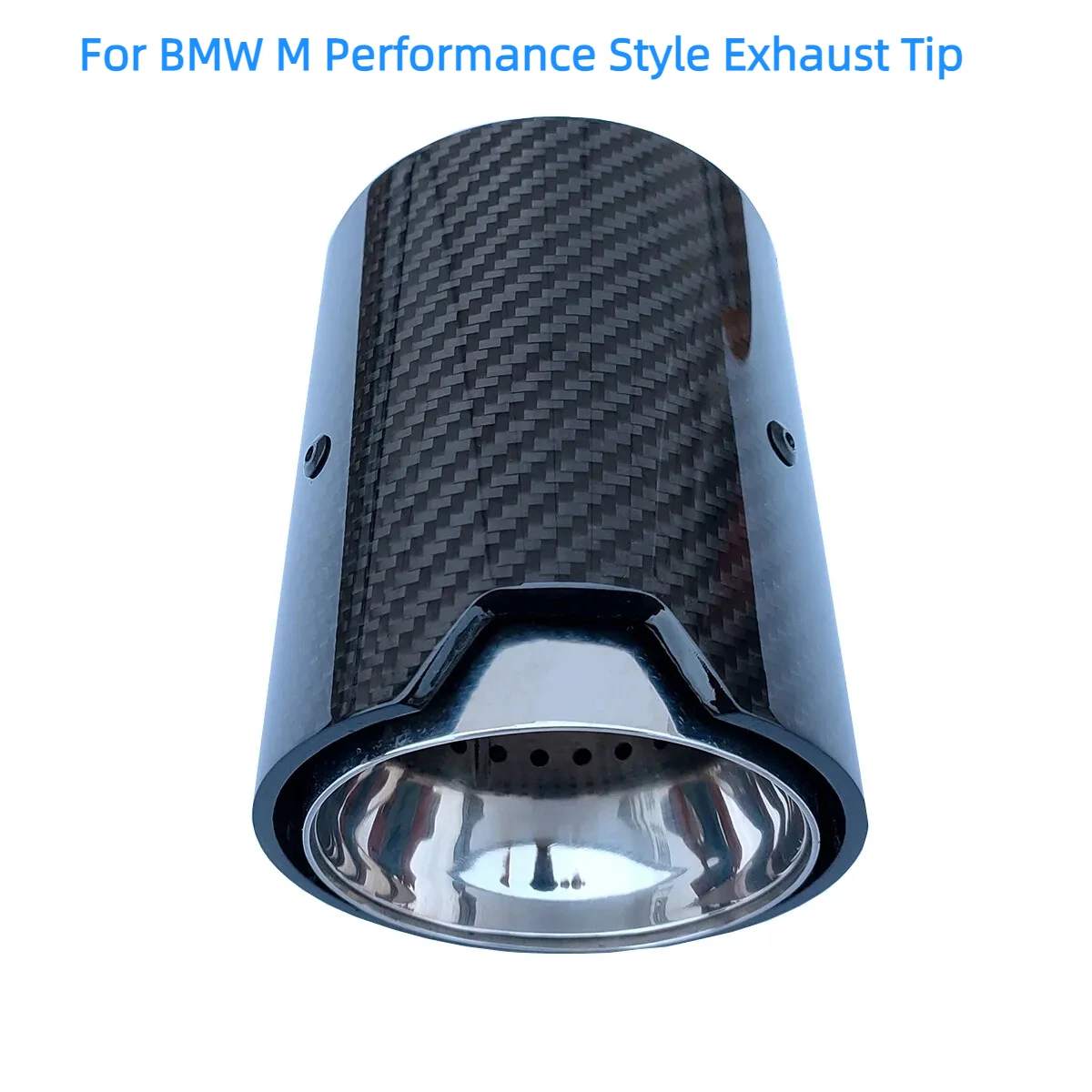 광택 블랙 탄소 섬유 배기 팁 머플러, BMW M2 M3 M4 M5 M6 M135i M235i M440i M140i M240i M335i M340i M435i 용, 1PC
