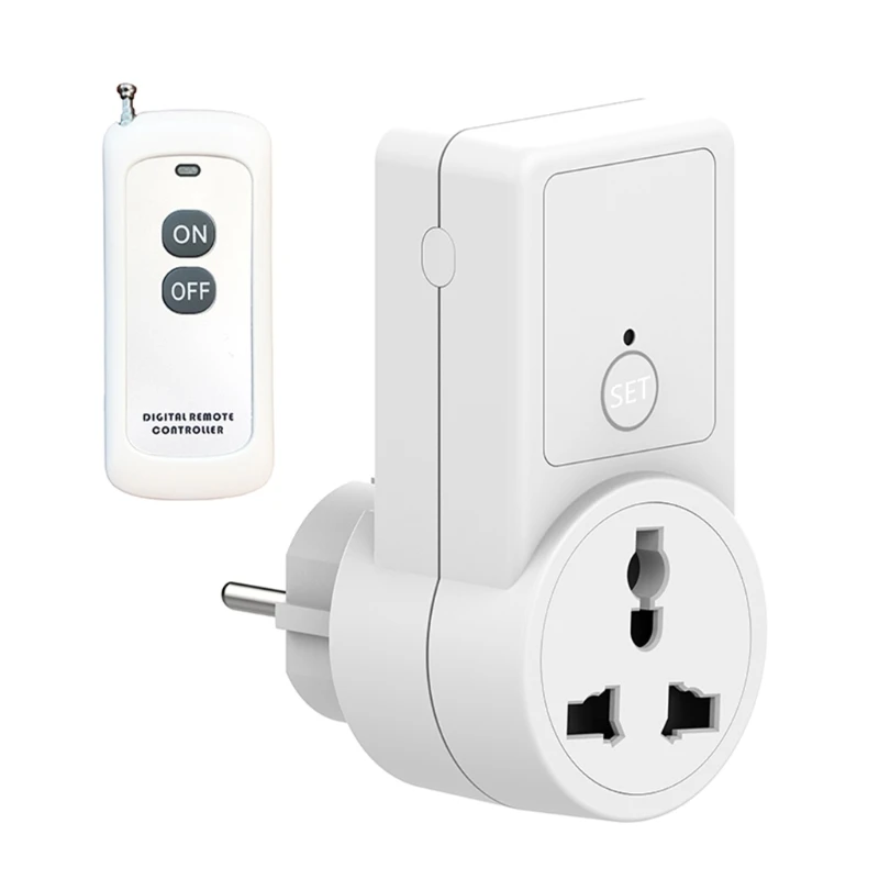 

Remote Control Power Outlet Light Plug for Smart Socket Eu Adapter Wireless On/Off Standard Europlug Home Lamp Ho